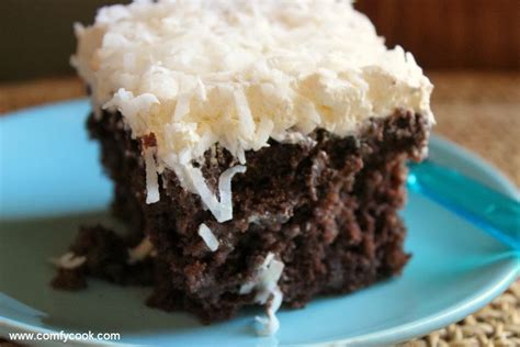 Comfy Cuisine- Home Recipes from Family & Friends: Mounds Poke Cake