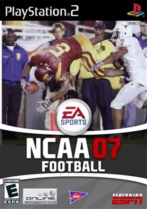 NCAA 07 Football PlayStation 2 Box Art Cover by doshey