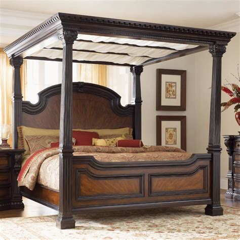 Grand Estates California King Canopy Bed - Beds - by Modern Furniture Warehouse