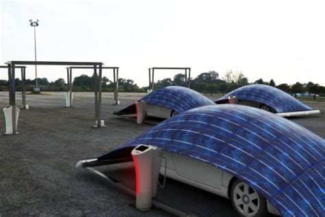 V-Tent is a Solar-Powered EV Charger That Protects Your Car