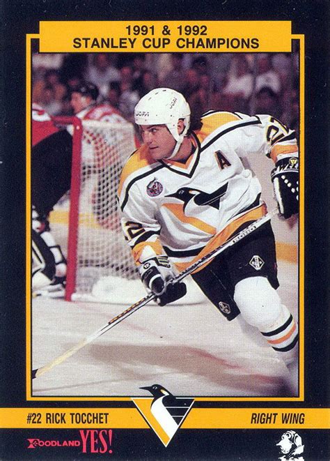 Rick Tocchet - Player's cards since 1991 - 1995 | penguins-hockey-cards.com