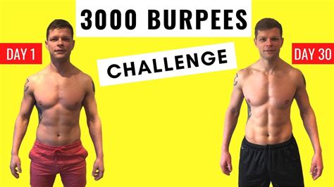 3000 BURPEES CHALLENGE | 100 BURPEES A DAY FOR 30 DAYS - YouTube