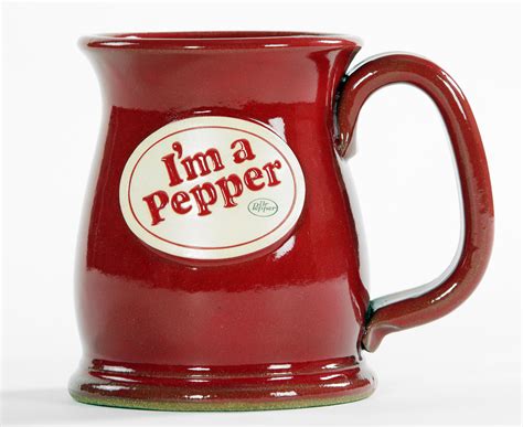 Red I'm a Pepper Stoneware Mug | Dr Pepper Museum Gift Shop