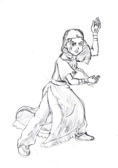 Sketch of Katara http://drawingmanuals.com/manual/katara-avatar-step-by-step-drawing-lesson ...