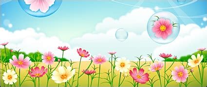 Flower garden background clipart – Clipartix