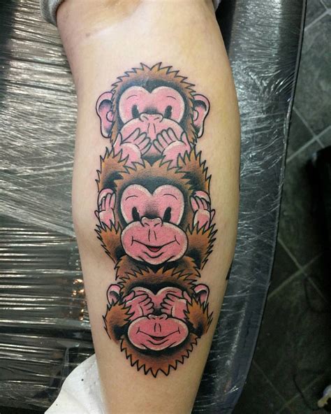 Tattooist — Can u do the 3 wise monkeys but make them cute?...