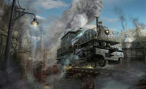 Steampunk train | Trains | Art in the Humanscape | Pinterest | Trains and Steampunk