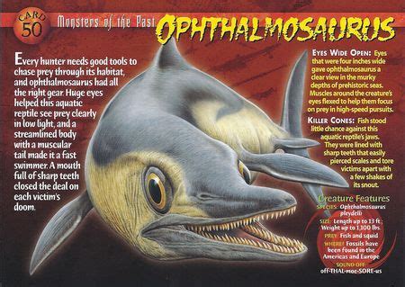 Ophthalmosaurus | Wild creatures, Prehistoric animals, Weird creatures