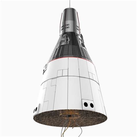 Gemini Space Capsule 3D Model .max .obj .3ds .c4d .lwo .lw .lws .ma .mb - CGTrader.com