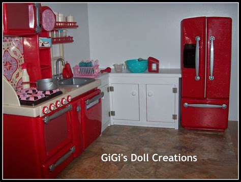 GiGi's Doll and Craft Creations: American Girl Doll Kitchen and Custom Cabinet Tut… | American ...