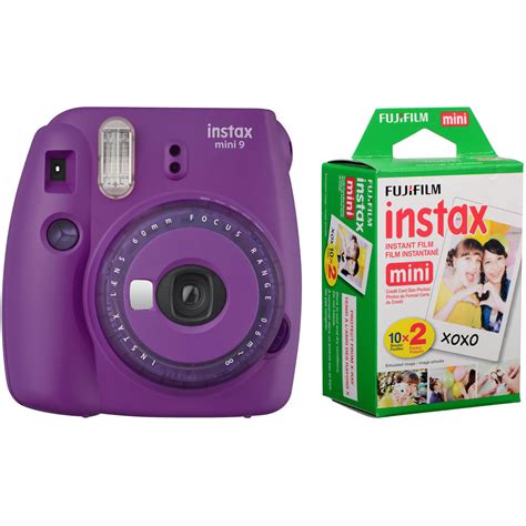 FUJIFILM INSTAX Mini 9 Instant Film Camera with Instant Film Kit