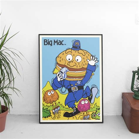 Vintage Burger Poster