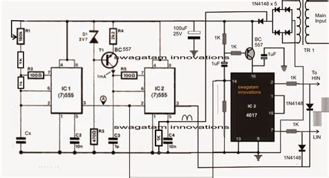 Single Phase Variable Frequency Drive VFD Circuit