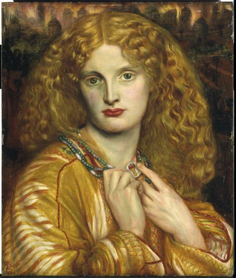 Dante Gabriel Rossetti. Helen of Troy (1863) He was an early member of The Artists Rifles - http ...