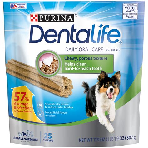 Purina DentaLife Chicken Dental Treats for Dogs, 17.9 oz Pouch - Walmart.com