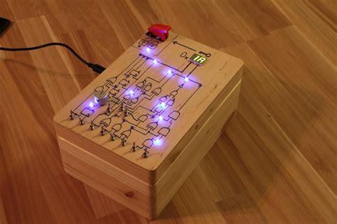 Logic puzzle chest | Selber bauen elektronik, Electronics projects ...