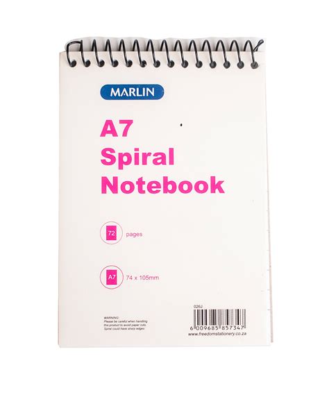 Notebook [A7 Spiral] – WrapnPack