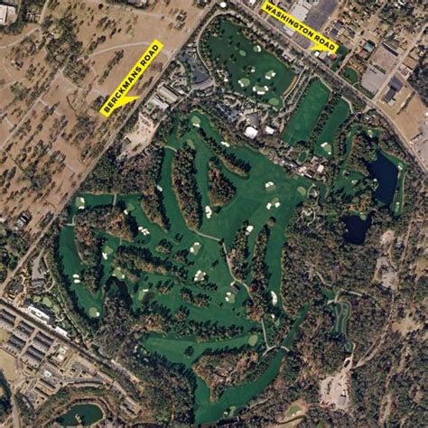 Up In The Air: Augusta National Golf Club From Above | Golf Courses ...