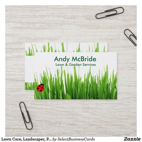 Lawn Care, Landscaper, Professional Business Card | Zazzle.com in 2021 | Lawn care, Professional ...