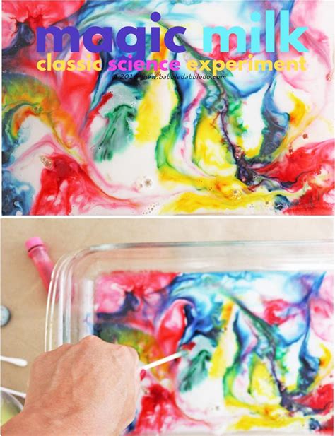 See Exploding Colors in the Magic Milk Experiment - Babble Dabble Do