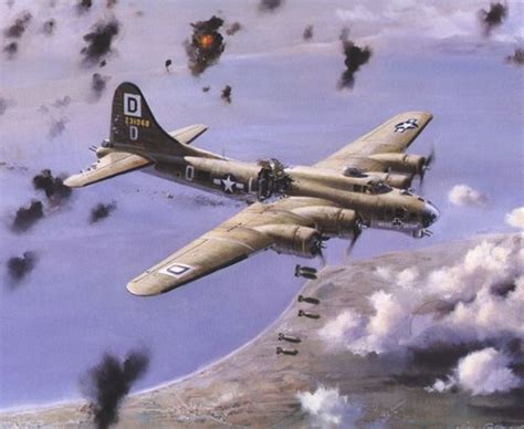 Battle-Damaged B-17 Flying Fortresses: Intro page | Aviation art ...