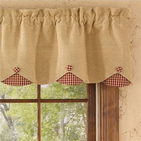 20 Ideas of Red Primitive Kitchen Curtains