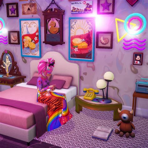 🌟INSPO🌟 Nostalgic ‘90s Retro Bedroom Decor | Disney Dreamlight Valley ...