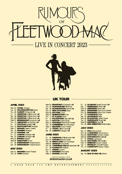 Fleetwood Mac Tour Dates 2024 Date - Fiann Jeralee