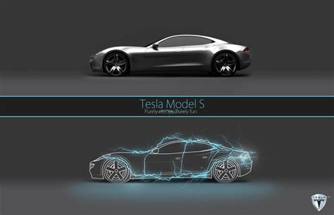 Tesla Model S Advertisement by Langzee on DeviantArt