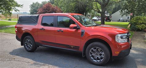 Folding Softopper camper shell installed on my Maverick | MaverickTruckClub - 2022+ Ford ...