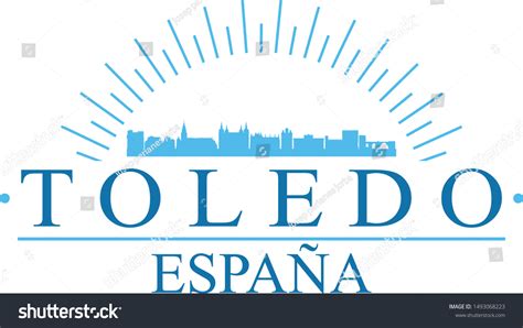 Toledo Spain City Banner Design City Stock Vector (Royalty Free ...