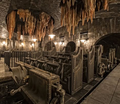 Behind the scenes at Harry Potter and the Escape from Gringotts ride