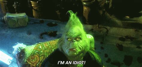 The Grinch Jim Carrey GIF – The Grinch Jim Carrey Im An Idiot ...