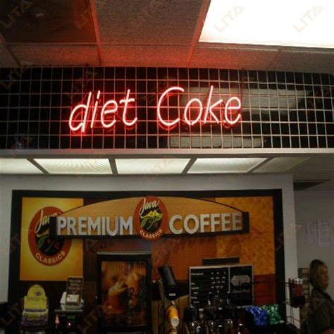 Diet Coke Neon Sign - LITA SIGN