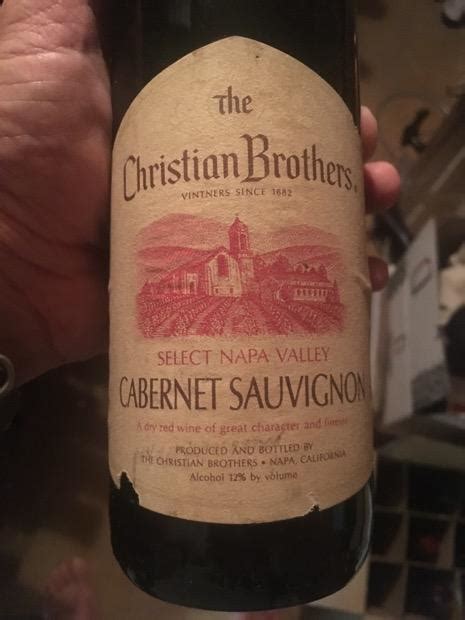 1973 Christian Brothers Cabernet Sauvignon Brother Timothy's Special Selection, USA, California ...