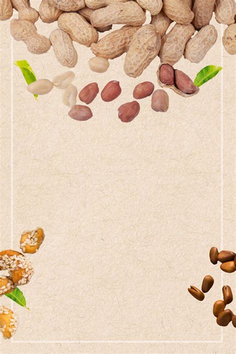 Trendy Minimalistic Nut Poster Background Free Background Photos ...