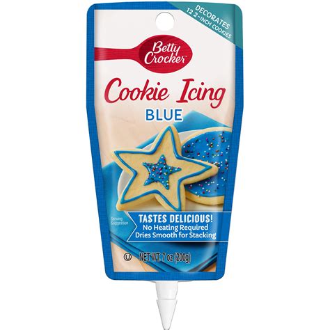 Betty Crocker Cookie Decorating Icing, Blue, 7 Ounces - Walmart.com ...