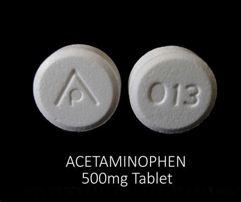 round white ap 013 Images - ACETAMINOPHEN 500 MG - acetaminophen - NDC ...