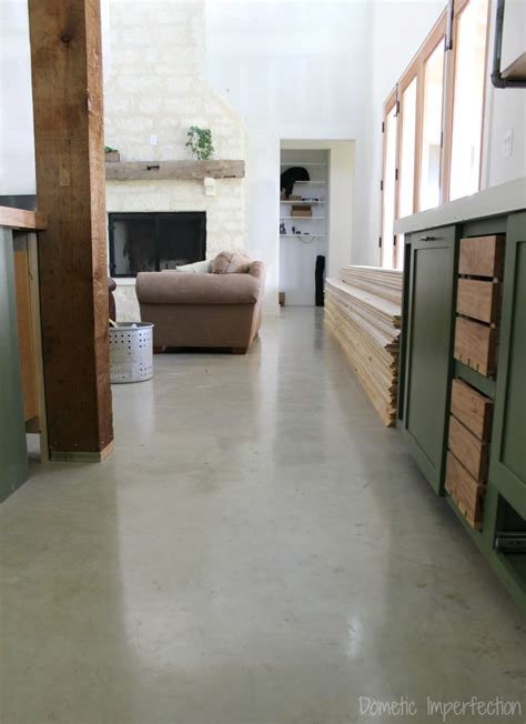 All About our DIY Sealed Concrete Floor - Wildfire Interiors