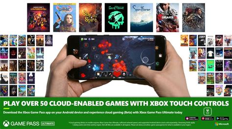 Xbox Game Pass Cloud Gaming surpasses 50 games with touch control support