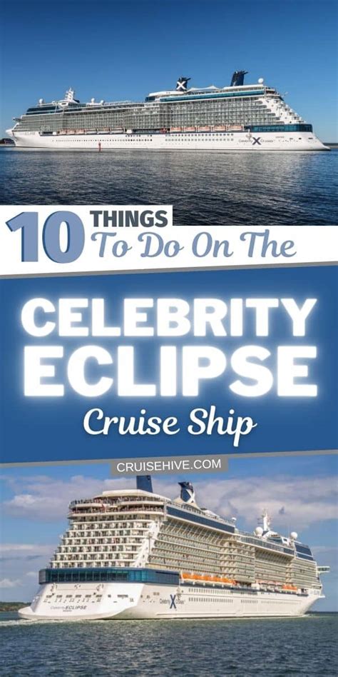 10 Things to Do on the Celebrity Eclipse Cruise Ship