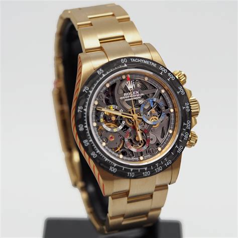 Solid Gold Skeleton-Dial Rolex Daytona - Rob's Rolex Chronicle