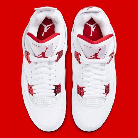 Air Jordan 4 White Metallic Red CT8527-112 | SneakerNews.com | Air jordans retro, Air jordans ...