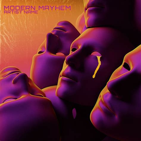 MODERN MAYHEM COVER ART | Cover artwork, Album covers, Album cover art