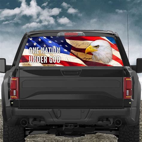 Patriotic Truck Window Decals On Memorial Holidays