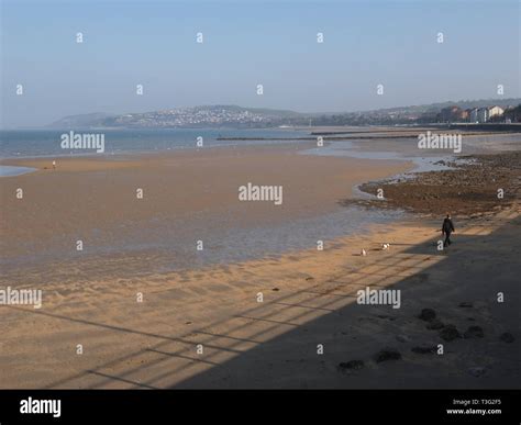 Beach at Colwyn Bay North Wales Stock Photo - Alamy