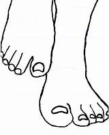 Pair Of Feet Coloring Pages sketch template