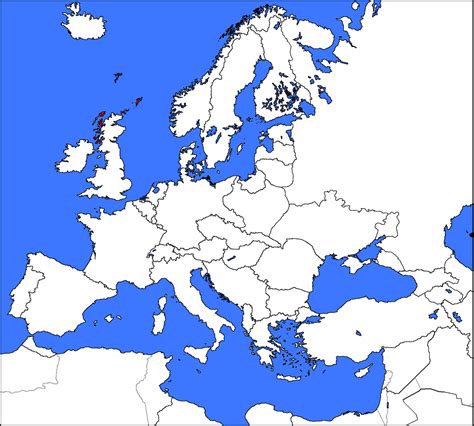 Blank Map of Europe 1919 by WimpyLover2 on DeviantArt