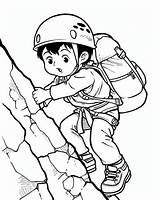 Mountain Climbing Coloring Pages sketch template