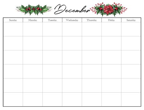 Printable Seasonal Calendars